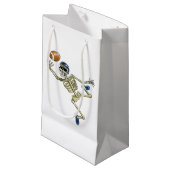 アメリカンサッカースケルトンハロウィーンメンズボーイズ足 スモールペーパーバッグ