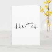 アメリカンサッカーチームハートハートビートギフトアイディア カード (黄色い花)