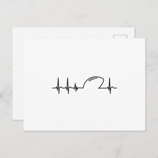 アメリカンサッカーチームハートハートビートギフトアイディア ポストカード (正面/裏面)