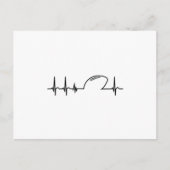 アメリカンサッカーチームハートハートビートギフトアイディア ポストカード (正面)