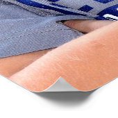 アメリカンサッカーボール誕生日パーティーの写真 ポスター (角)