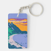 アメリカンサモアナショナルパークオフビーチ キーホルダー (裏面)
