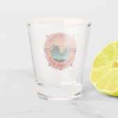 アメリカンサモア国立公園レトロコンパスエンブレム ショットグラス (裏面)