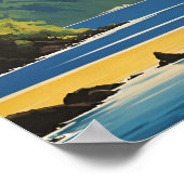 アメリカンサモア国立公園ヴィンテージ ポスター (角)