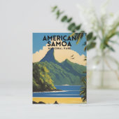 アメリカンサモア国立公園ヴィンテージ ポストカード (スタンド正面)