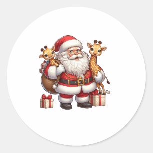 アメリカンサンタクロースホールディングキリン現代クリスマス ラウンドシール