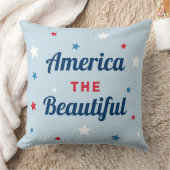 アメリカンザビューティフルブルー7月4日 クッション (ブランケット)