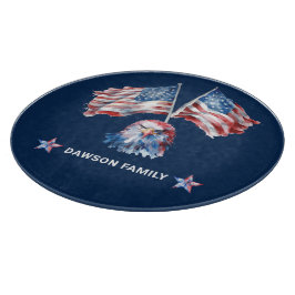 アメリカンシカスタムンボルの姓 カッティングボード