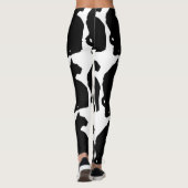 アメリカンショートヘアのシルエット レギンス (裏面)