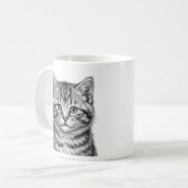 アメリカンショートヘアの子猫 マグカップ (正面左)