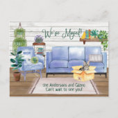 アメリカンショートヘアキャットコージーニューホームムーブ  案内ポストカード (正面)