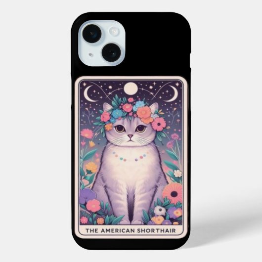 アメリカンショートヘアタロットカードコレクション Case-Mate iPhoneケース (裏面)