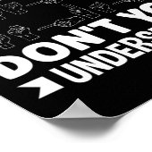 アメリカンシン語ASL先生ASLアルファベットPu ポスター (角)