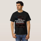 アメリカンジョークTシャツ - アメリカ独立250周年 Tシャツ (正面フル)