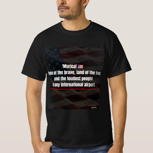 アメリカンジョークTシャツ - アメリカ独立250周年 Tシャツ (正面)