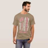 アメリカンスタイルの新米パパの娘の初めての父の日 Tシャツ (正面フル)