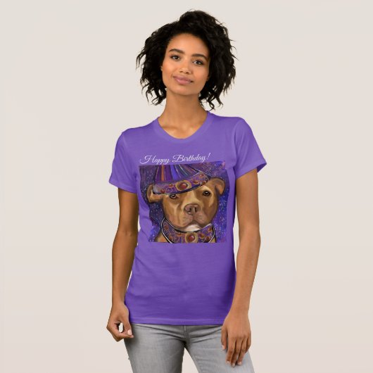 アメリカンスタッフォードシャー Tシャツ (正面フル)