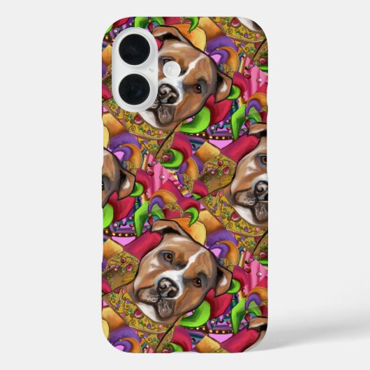 アメリカンスタフォードシャーテリア Case-Mate iPhoneケース (裏面)