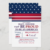 アメリカンスターズ招待状 招待状 (正面/裏面)