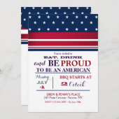 アメリカンスターズ招待状 招待状 (正面/裏面)