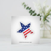 アメリカンスター7月4日パーティの招待状 招待状 (スタンド正面)