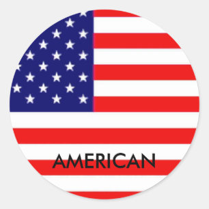 アメリカンステッカー ラウンドシール