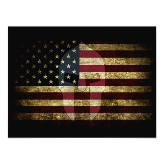 アメリカンスパルタン フォトプリント            (正面)