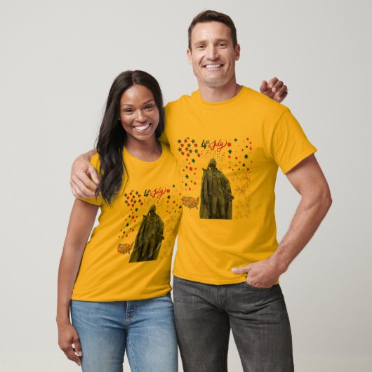 アメリカンスピリットシャインゴールド Tシャツ (ユニセックス)