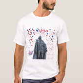 アメリカンスピリットシャインホワイト Tシャツ (正面)