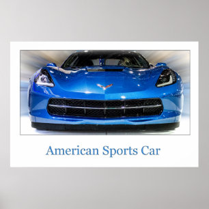 アメリカンスポーツカー ポスター