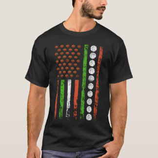 アメリカンスポーツフラグハロウィンパンプキンバスケットボール Tシャツ