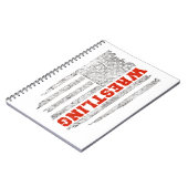 アメリカンスポーツレスリング ノートブック (左側)