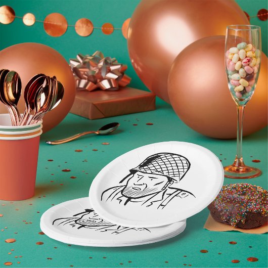 アメリカンソルジャーイラストレーション ペーパープレート