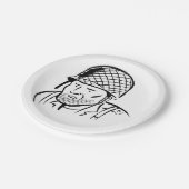 アメリカンソルジャーイラストレーション ペーパープレート (アングル)