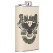 アメリカンソルジャー引用文 フラスク (右)