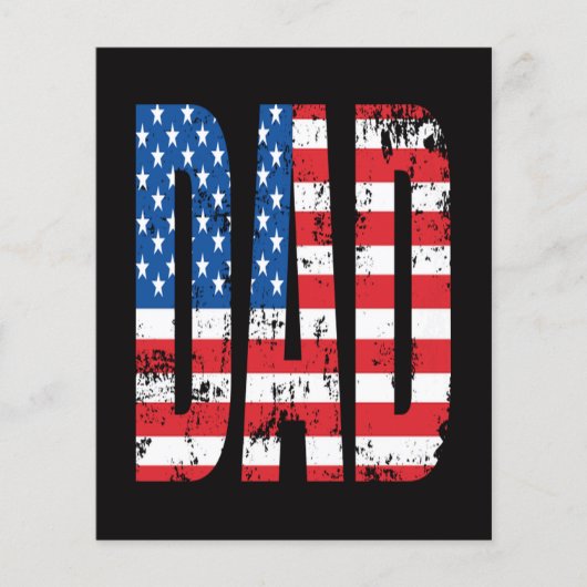 アメリカンダッドの旗 チラシ (正面)