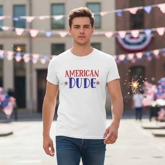 アメリカンダッド 7月4日Tシャツ Tシャツ