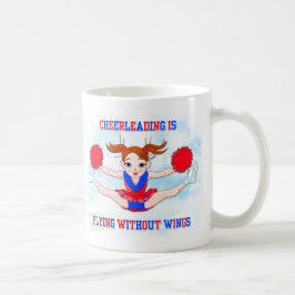 アメリカンチアリーダーのチアデザイン コーヒーマグカップ