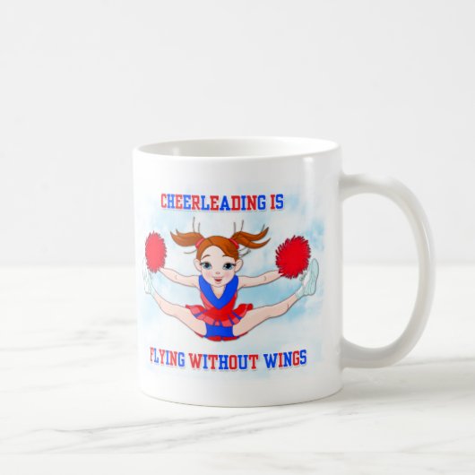 アメリカンチアリーダーのチアデザイン コーヒーマグカップ (右)
