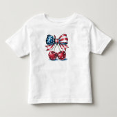 アメリカンチェリーのように甘い トドラーTシャツ (正面)
