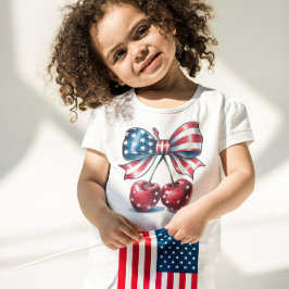 アメリカンチェリーのように甘い トドラーTシャツ