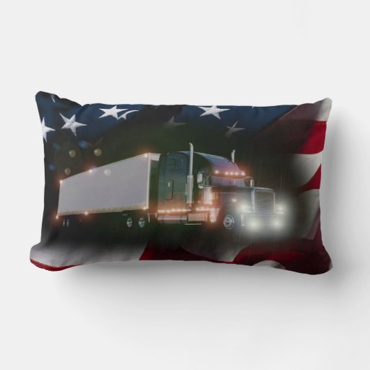 アメリカントラックプライド ランバークッション (正面)