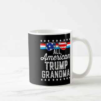 アメリカントランプおばあちゃんアメリカ国旗Sungles Trump コーヒーマグカップ