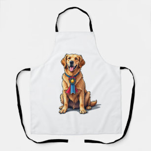 アメリカンドッグ ゴールデンレトリバー ヴィンテージTシャツ エプロン