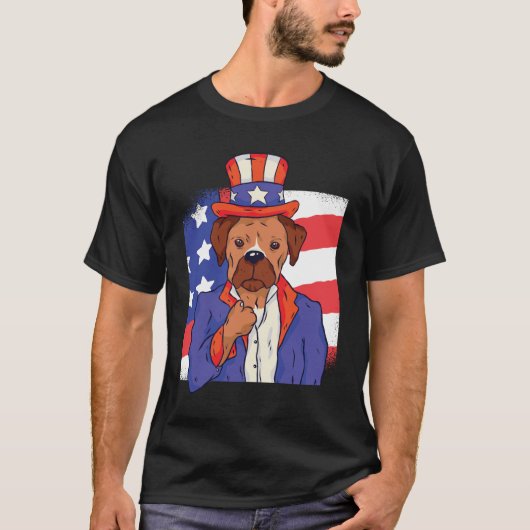 アメリカンドッグUSA愛国デザイン Tシャツ (正面)