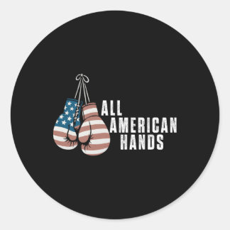アメリカンドリーム ボクシンググローブ USA フラッグ  パトリオット ラウンドシール