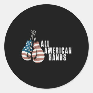 アメリカンドリーム ボクシンググローブ USA フラッグ パトリオット ラウンドシール