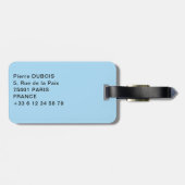 アメリカンナイアガラ秋でボートとバルーン ラゲッジタグ (裏面横)