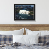 アメリカンナイアガラ秋エアリアルビュー キャンバスプリント (インサイチュ (寝室))