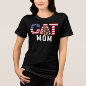 アメリカンネコママ トライブレンドTシャツ (正面)